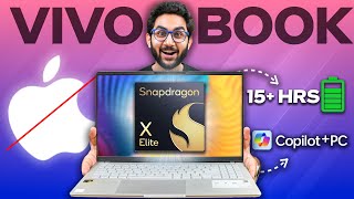 Finally Macbook Competitor is Here  Snapdragon X Elite  Asus Vivobook S15 OLED [upl. by Aurlie621]