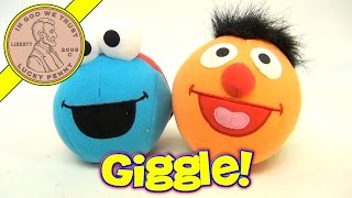 Sesame Street Bert amp Ernie Elmo amp Cookie Monster Giggle Balls [upl. by Agna]