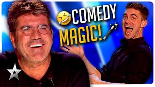 FUNNIEST Got Talent Magicians EVER [upl. by Artapoelc]