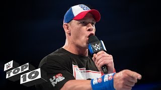 John Cenas best verbal smackdowns  WWE Top 10 [upl. by Eladnek]