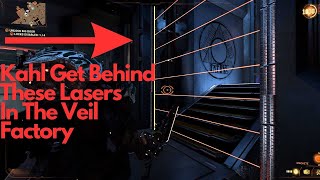 Kahl  Stairs Behind Lasers in The Veil Factory  Warframe [upl. by Sanborne]