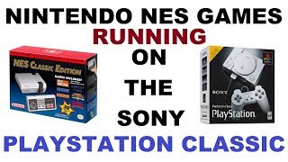 NES Games Running On Playstation Classic [upl. by Rimola905]