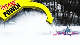 Snow Removal Madness ventrac bluecordpropertycare snowremoval [upl. by Kayla]