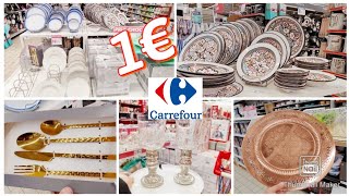 CARREFOUR RAMADAN VAISSELLE TENDANCE A PARTIR DE 1€ 😱1er AVRIL 2022 [upl. by Corly370]