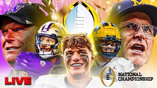 No 1 Michigan amp No 2 Washington CLASH in 2024 CFP National Championship [upl. by Northrup]