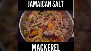 Jamaican Salt Mackerel recipe [upl. by Kane]