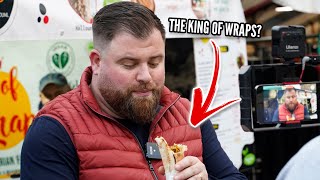 WE TRY THE KING OF WRAPS  FOOD REVIEW CLUB  CAMBRIDGE REVIEW [upl. by Anahcar329]