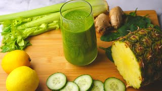 JUGO VERDE para DESINFLAMAR y DESINTOXICAR el cuerpo ¡Hecho en 2 minutos [upl. by Otiv278]