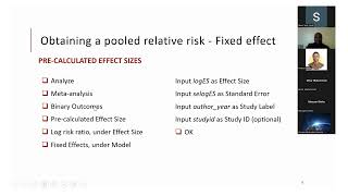 Meta analysis in SPSS Live [upl. by Normy]