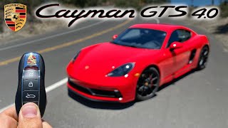 The 2021 Porsche 718 Cayman GTS 40 is a FlatSix Symphony for an Audience of One InDepth Review [upl. by Purvis]