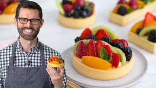 The BEST Fruit Tart Recipe [upl. by Ynohtnacram]