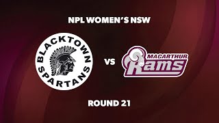 NPL Womens NSW Round 21 Blacktown Spartans FC v Macarthur Rams Womens FC [upl. by Cheng798]