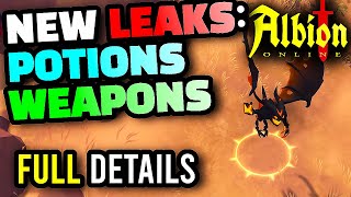 FULL DETAILS on NEW ShapeShifter Weapons and Potions  Albion Online [upl. by Pavlov968]