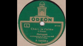 Mistinguett quot Chéri je taime quot 1927 [upl. by Navonoj]