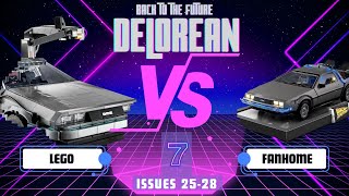 Build the DeLorean  Fanhome vs Lego  Issues 2528 [upl. by Diandra]