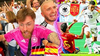 Deutschland vs Spanien  EM Stadionvlog 🇩🇪🇪🇸  PURER WAHNSINN 😭  ViscaBarca [upl. by Krm]