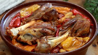 طبخ فخارة اللحم التركية بهذة الطريقة الفخمة بالفرن يجعلها روعة للعزايم Cooking Turkish Meat Recipe [upl. by Ahsoj216]