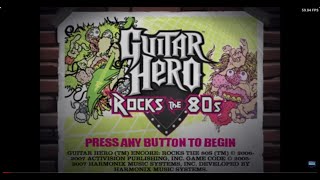 Guitar Hero Encore Rocks The 80s  Gameplay XBSX2  Xbox Series X [upl. by Virgel]