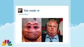 Hashtags RobFordBaby [upl. by Irret]