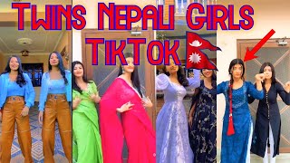 Nepali twins girl Tiktok video tiktok nepal  Nepali 2022 tiktok  New Nepali Tik Tok [upl. by Oler]