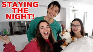 Spending the Night At My Twin’s New Apartment  Merrell Twins [upl. by Nerta]