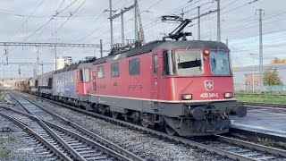 ZugverkehrTrains at Pratteln 151123 [upl. by Artair]