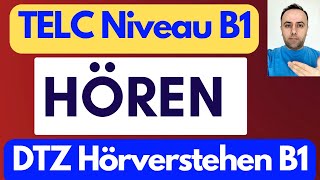 TELC DTZ B1 Hören  B1 Hörverstehen Test  B1 Prüfung Übungstest Mit Lösungen  Deutsch lernen B1 [upl. by Bywoods]