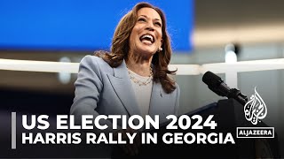 Harris wipes out Trump’s lead in polls of US presidential race [upl. by Esina548]