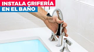 ¿Cómo instalar los artefactos y grifería en el baño [upl. by Nyrak]