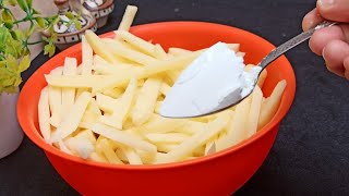 Le Secret des Pommes de terre Croustillantes et Sèches‼️👌 Recette des FRITES Parfaites  Make fries [upl. by Aron]