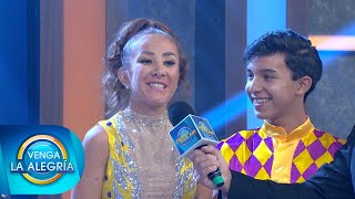 ¡Mariana y Santiago llevaron el ritmo latino a la pista  Venga La Alegría [upl. by Ainevul]