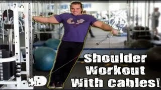 SHOULDER WORKOUT with Cable Exercises [upl. by Cher]