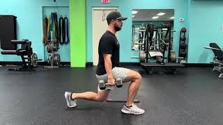 Ipsilateral DB Lunge Hold [upl. by Rayham]