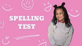 Preparing for a spelling test  3rd grade [upl. by Aridaj]