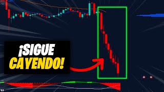 ¡BITCOIN ESTÁ CAYENDO FUERTE 😭 Cuidado Analisis con estrategia de TRADINGLATINO [upl. by Marion]