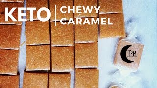 Keto Chewy Caramel with Allulose  Revised LowCarb Caramel Recipe [upl. by Ilrac368]