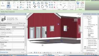 Revit architecture 18 Skapa innertak för rendering [upl. by Allina]