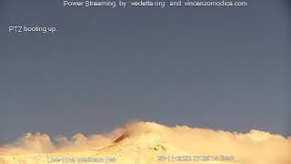 Etna Live Webcam 25 November 2023 [upl. by Ailadi]