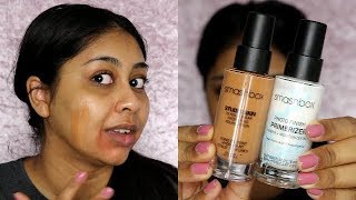 Smashbox Studio Skin Foundation Concealer amp Primerizer  Demo amp Review [upl. by Craddock]