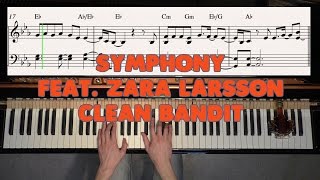 Symphony feat Zara Larsson  Clean Bandit  Piano Cover Video by YourPianoCover [upl. by Sorodoeht]