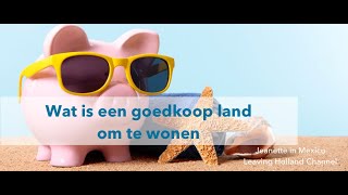 Wat is een goedkoop land om te wonen [upl. by Jahncke]