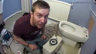 HOW TO REMOVE AND INSTALL A TOILET  PLUMBING TIPS [upl. by Virendra]