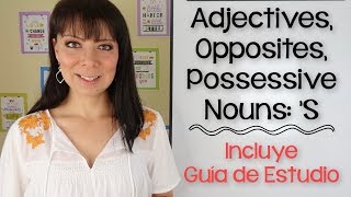 ADJETIVOS OPUESTOS EN INGLÉS  EJERCICIO [upl. by Lyj]