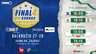 LIDLMKL U13 B div berniukų pusfinalis  V Knašiaus KM IV – Kauno KM „Žalgiris“ I [upl. by Cyrus]