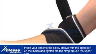 How to use the Actesso Elbow Support [upl. by Ahsille627]