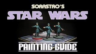 Star Wars Imperial Assault Painting Guide Ep5 Imperial Officers [upl. by Issor]