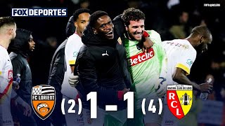 FC Lorient 2 11 4 RC Lens  HIGHLIGHTS  Copa de Francia [upl. by Yrolam]