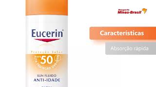 Protetor Solar Facial Eucerin Fluido Anti Idade Fps50  50g  Drogaria Minas Brasil [upl. by Nylahs739]