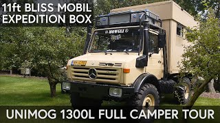 UNIMOG 1300L  Bliss Mobil Expedition Camper Tour  full of surprises and unique solutions [upl. by Rajiv637]