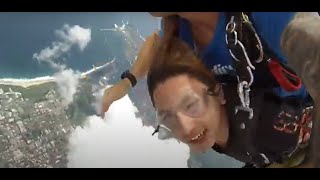 Suraj Karki Sky Diving in Wollongong Beach Australia [upl. by Mareld]